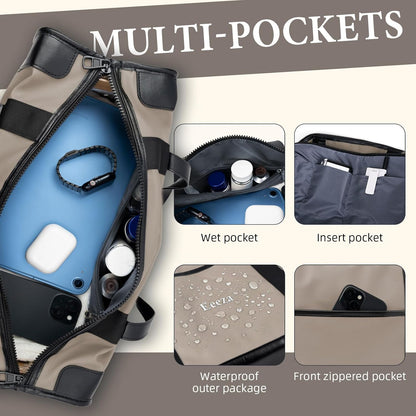 Luggage Sets,5 Piece (20"/24"/28"/DB/TB) Champagne