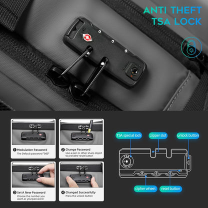 Backpack with Anti-Theft Vacuum Compression Travel Backpack,Expandable Backpacks with Pump for Airplanes