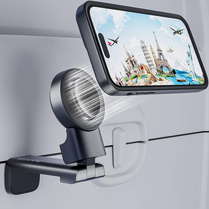 Upgraded Magnetic Airplane Phone Holder Mount for Magsafe, Black