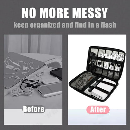 Travel Cable Organizer Pouch Electronic Accessories,Travel Essentials