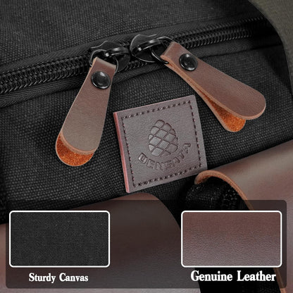 Canvas Duffle Bag for Men - 50L Expandable Travel Duffel Bags