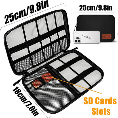 Travel Cable Organizer Pouch Electronic Accessories,Travel Essentials