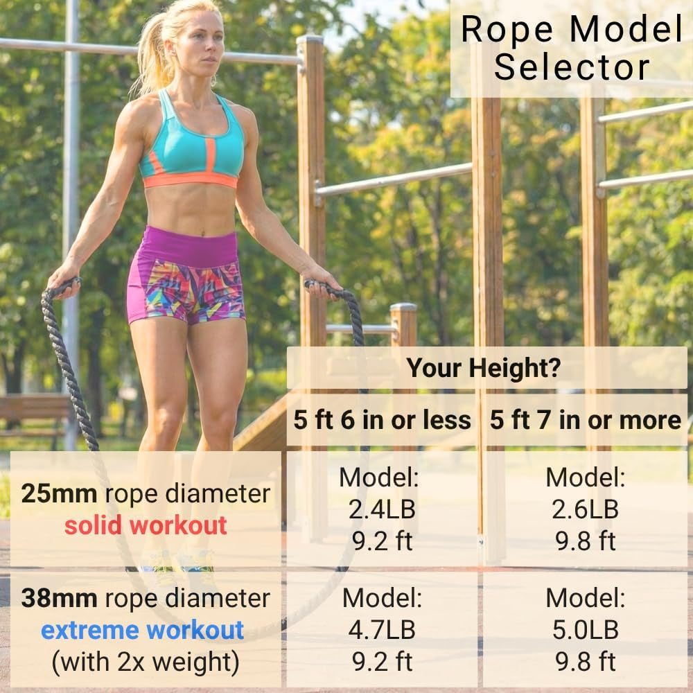 Weighted Jump Rope for Men and Women | Muay Thai Jump Rope