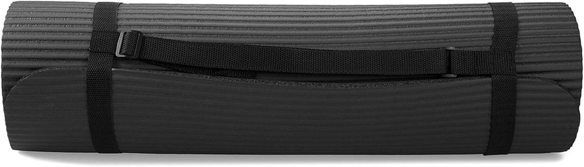 7-Piece Yoga Set with 71X24X0.5 Inches Extra Thick Mat and Carrying Sling – Includes 2 Blocks, Stretch Strap, 2 Towels, and Knee Pad for Home, Studio, and Gym Workouts