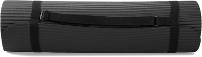 7-Piece Yoga Set with 71X24X0.5 Inches Extra Thick Mat and Carrying Sling – Includes 2 Blocks, Stretch Strap, 2 Towels, and Knee Pad for Home, Studio, and Gym Workouts