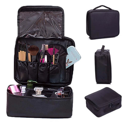 Travel Makeup Bag Cosmetic Toiletry Case Hanging Pouch Wash Organizer Storage Toiletry Cosmetic Storage Handle Washbag
