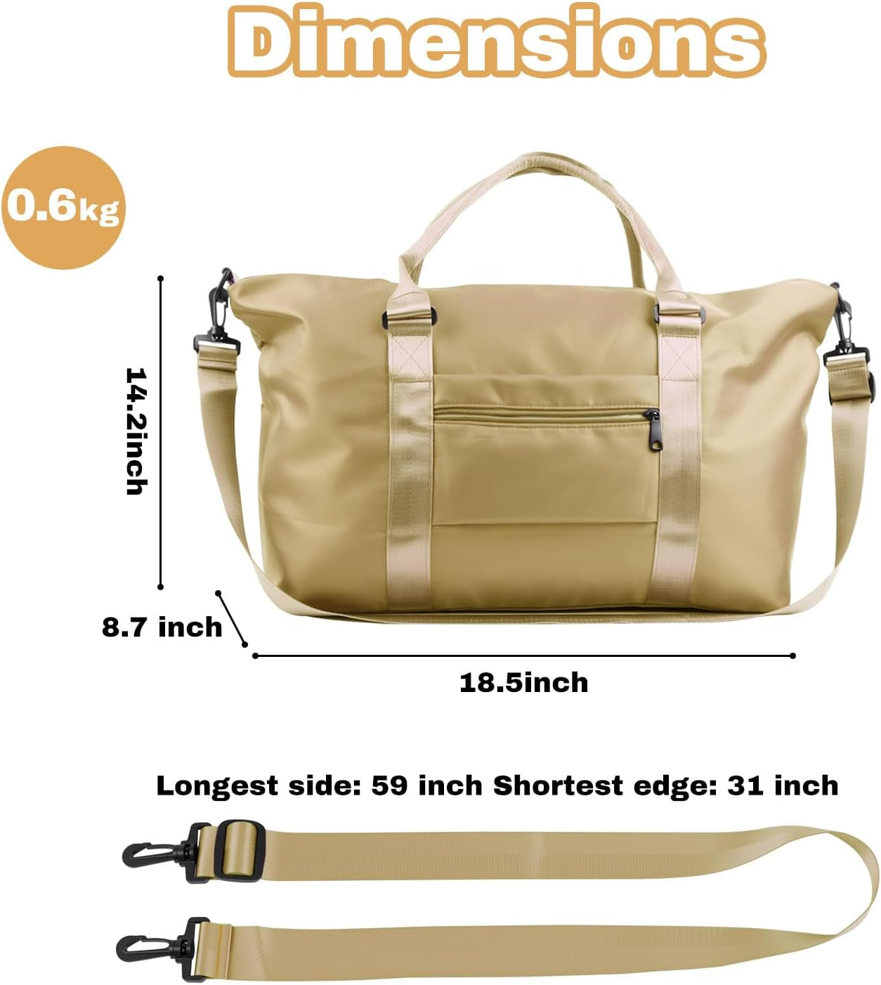 Weekender Duffel Bags for Women， Travel Totes Bag for Airplane Essentials, Overnight Bags for Women with Trolley Sleeve, Large Carry on Hospital Bag for Labor and Delivery, Sport, Gym