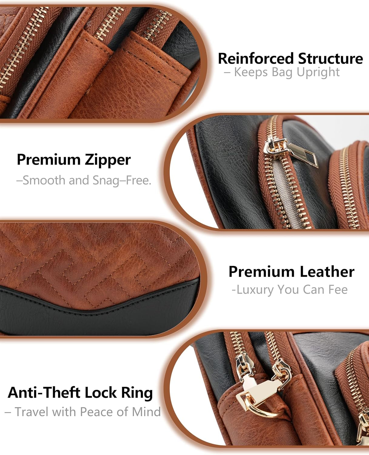 Anti Theft Crossbody Bags for Women,Rfid Sling Bag Travel Purse