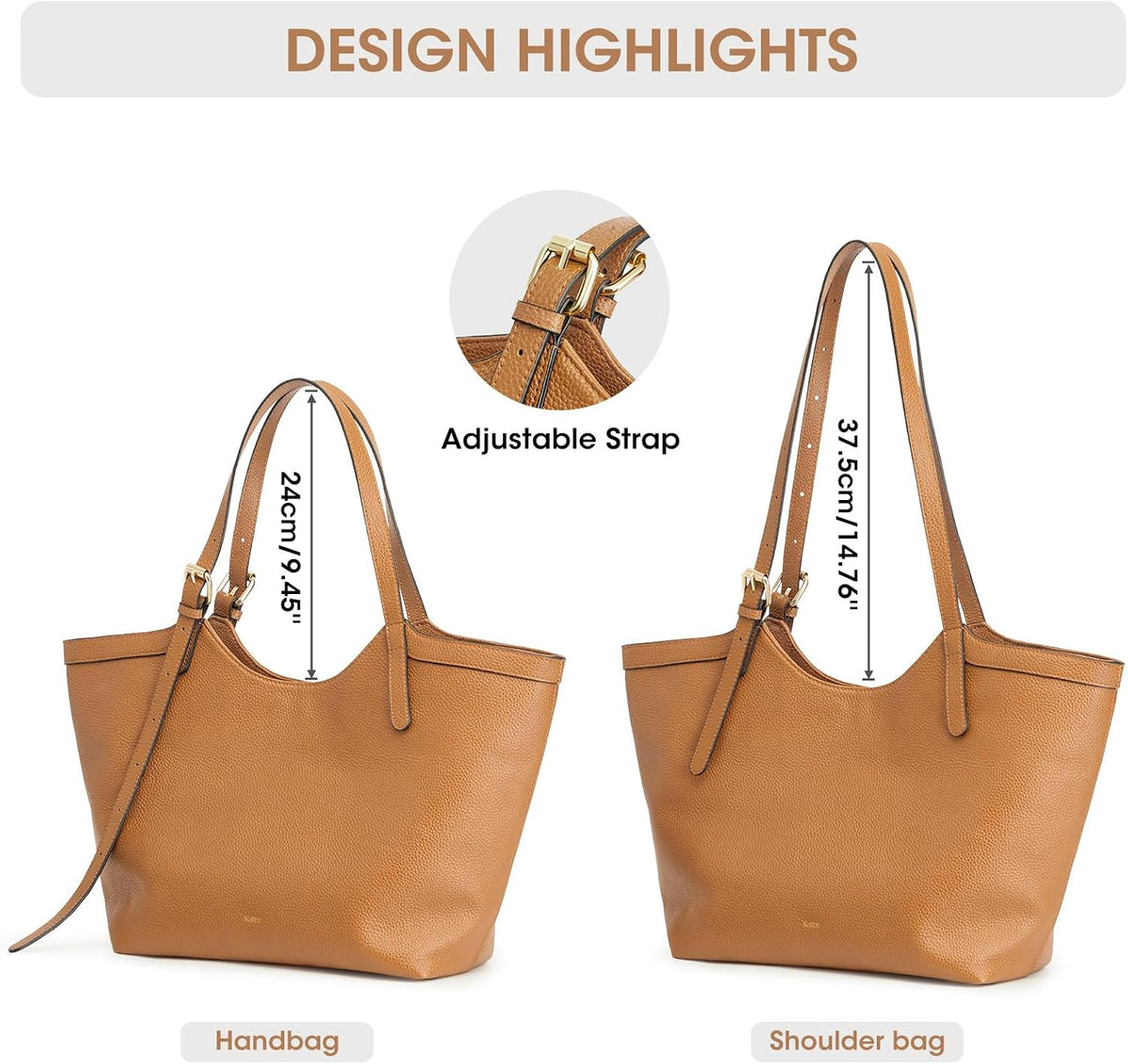 Genuine Leather Purses and Handbags for Women Hobo Tote