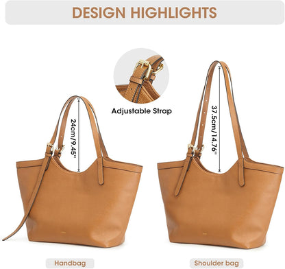 Genuine Leather Purses and Handbags for Women Hobo Tote