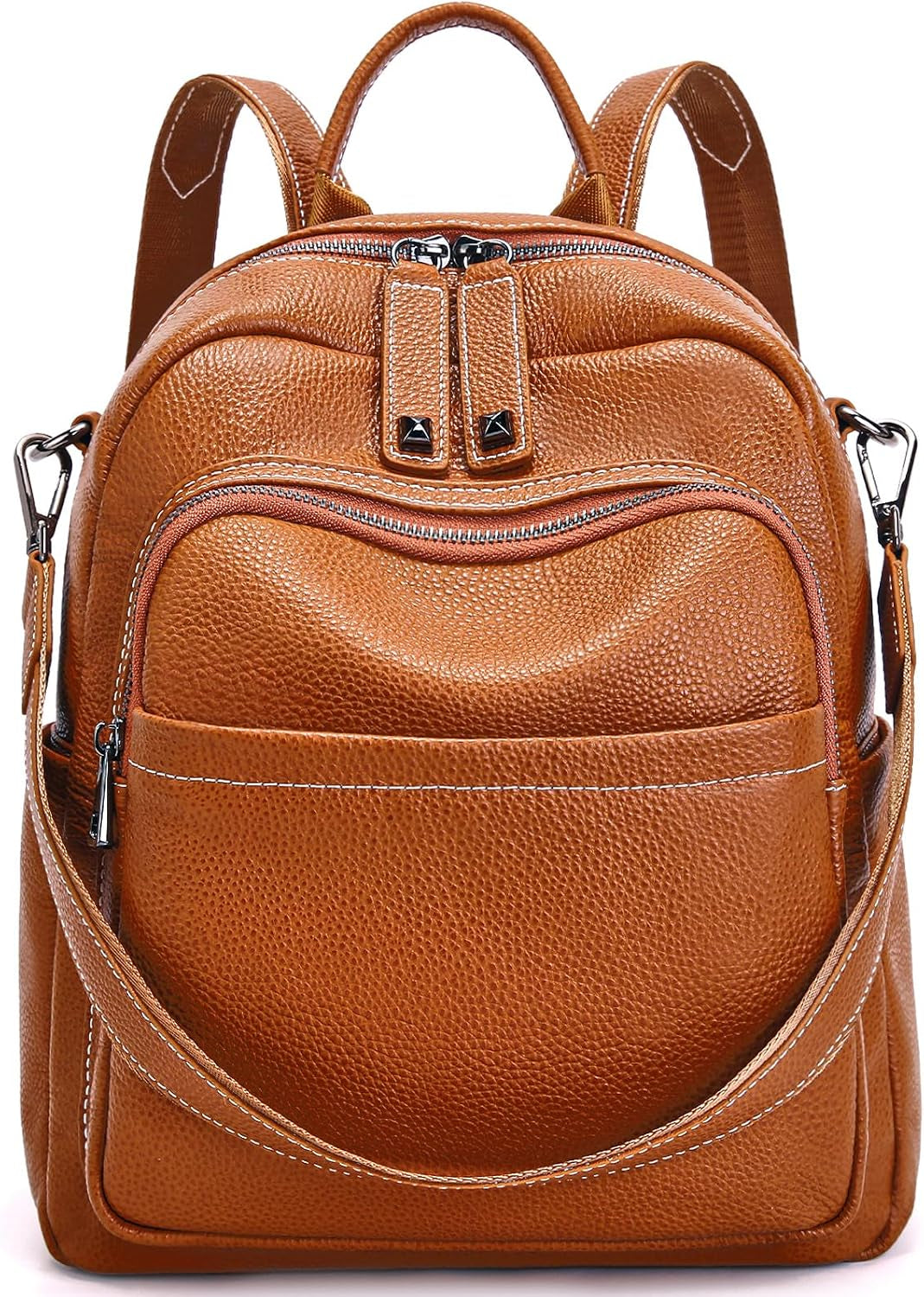 Genuine Leather Backpack Purse Women: Convertible Elegant Backpacks