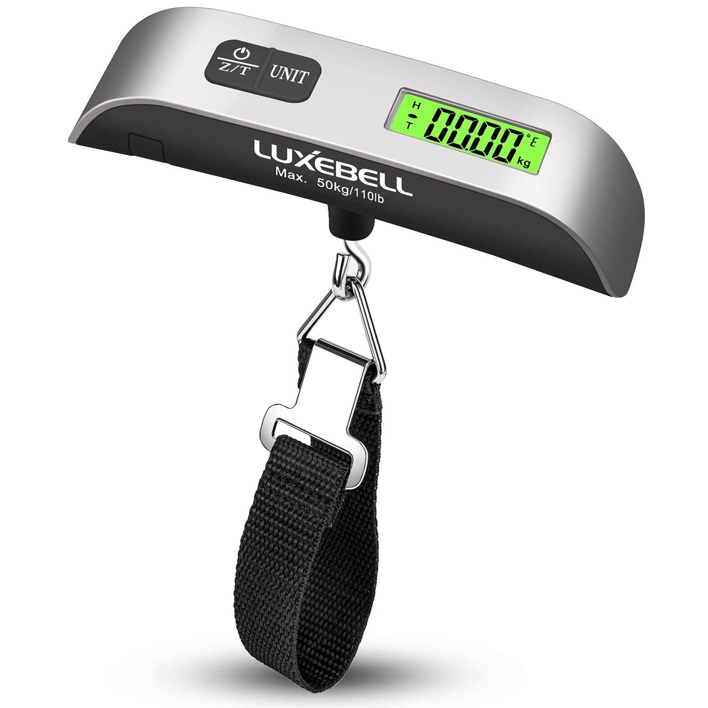 Luggage Scale Portable Handheld Digital Suitcase Weight 110Lbs Airplane Travel Essentials Gift LCD Backlight Temperature Sensor