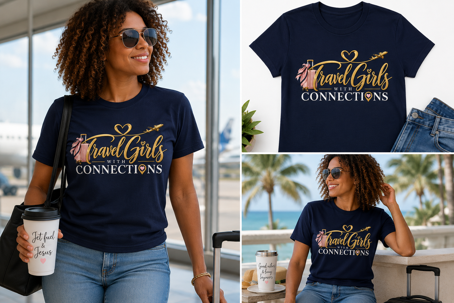 Travel Girls With Connections™ Relaxed T-Shirt