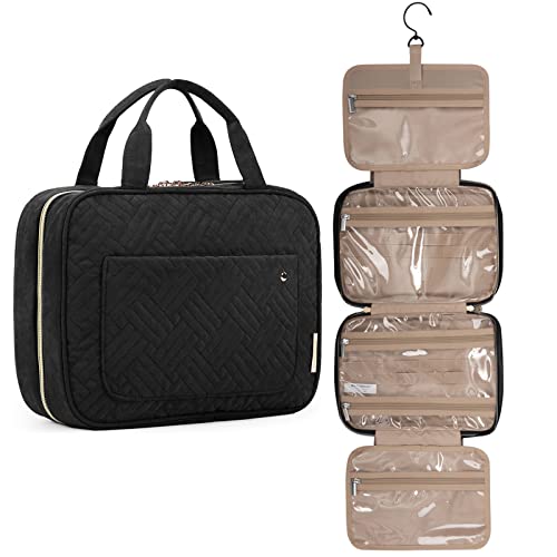 Toiletry  Travel Bag with hanging hook, Water-resistant  Organizer for Accessories