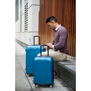 Samsonite Centric 2 Hardside Expandable Luggage with Spinner Wheels, Silver, 2-Piece Set (20/24)