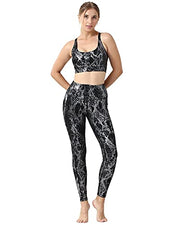 "The Best Leggings" with Pockets High Waisted Tummy Control Snake Print 5Pack set