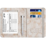 Passport and Vaccine Card Holder  Leather RFID Blocking  Passport Holder