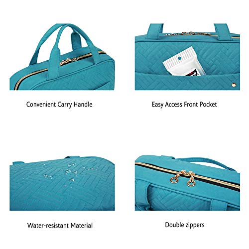 Toiletry  Travel Bag with hanging hook, Water-resistant  Organizer for Accessories