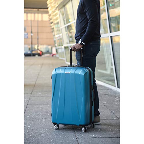 Samsonite Centric 2 Hardside Expandable Luggage with Spinner Wheels, Silver, 2-Piece Set (20/24)