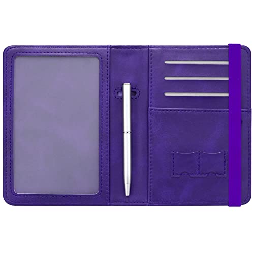 Passport and Vaccine Card Holder  Leather RFID Blocking  Passport Holder