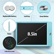 Writing Tablet Doodle Board, 8.5inch Colorful Drawing Tablet Writing Pad