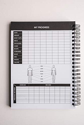 Fitness Journal  Daily  Tracker for Exercise, Weight Loss ,Fitness Goals