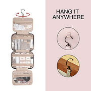Toiletry  Travel Bag with hanging hook, Water-resistant  Organizer for Accessories