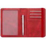 Passport and Vaccine Card Holder  Leather RFID Blocking  Passport Holder