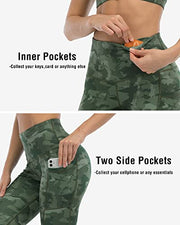 "The Best Leggings" with Pockets High Waisted Tummy Control Snake Print 5Pack set