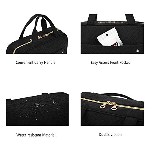 Toiletry  Travel Bag with hanging hook, Water-resistant  Organizer for Accessories