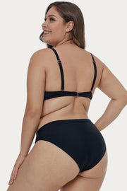 Ride The Waves Print Plus Size Bikini