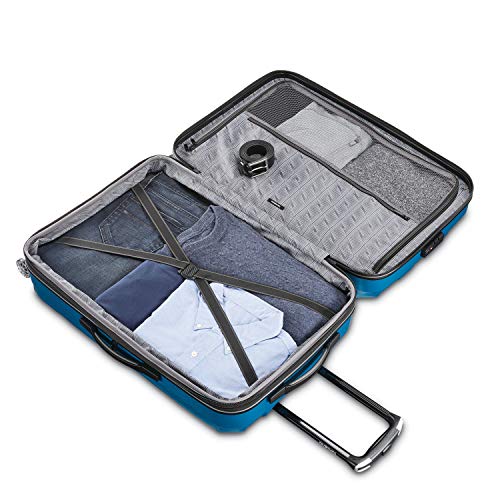 Samsonite Centric 2 Hardside Expandable Luggage with Spinner Wheels, Silver, 2-Piece Set (20/24)