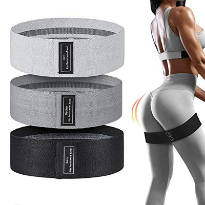 Travel Exercise Workout Bands,  3 Levels Booty Bands for Legs and Butt