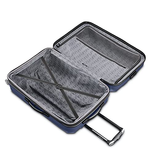 Samsonite Centric 2 Hardside Expandable Luggage with Spinner Wheels, Silver, 2-Piece Set (20/24)