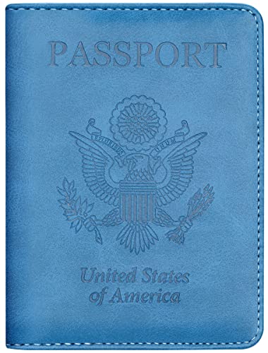 Passport and Vaccine Card Holder  Leather RFID Blocking  Passport Holder