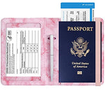 Passport and Vaccine Card Holder  Leather RFID Blocking  Passport Holder