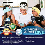 Headphones for Kids by CozyPhones, Headband Earphones for Children, Baby, & Toddlers 1-3. Stretchy & Comfy for Home, Plane & Car Travel - Mystic Unicorn