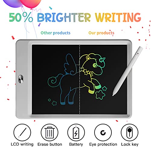 Writing Tablet Doodle Board, 8.5inch Colorful Drawing Tablet Writing Pad