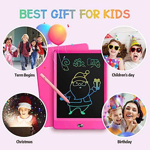 Writing Tablet Doodle Board, 8.5inch Colorful Drawing Tablet Writing Pad