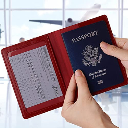 Passport and Vaccine Card Holder Combo Card Protector