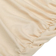Short Sleeve Solid Color Bodycon  T Shirt Mini Short Dress