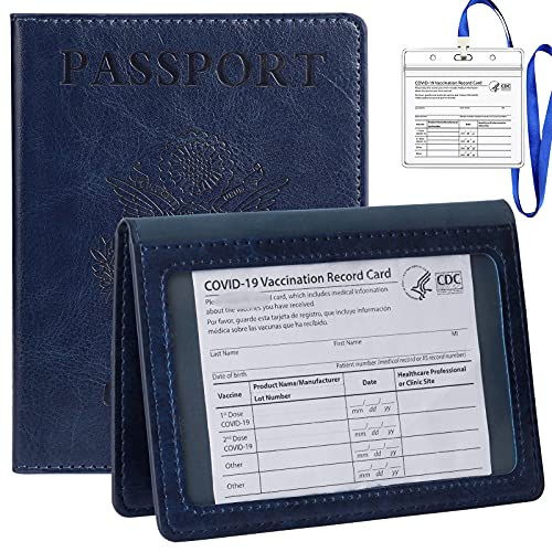 Passport and Vaccine Card Holder Combo Card Protector