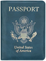 Passport and Vaccine Card Holder  Leather RFID Blocking  Passport Holder