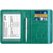 Passport and Vaccine Card Holder  Leather RFID Blocking  Passport Holder