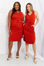The Red Hot Seniorita Full Size Dress