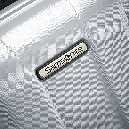 Samsonite Centric 2 Hardside Expandable Luggage with Spinner Wheels, Silver, 2-Piece Set (20/24)