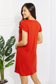 The Mojave Sunset Full Size Dress