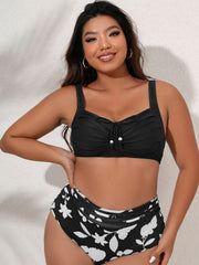 Puta Cuna Night Plus Size Printed Bikini Set