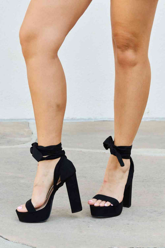 Lace Up Heels