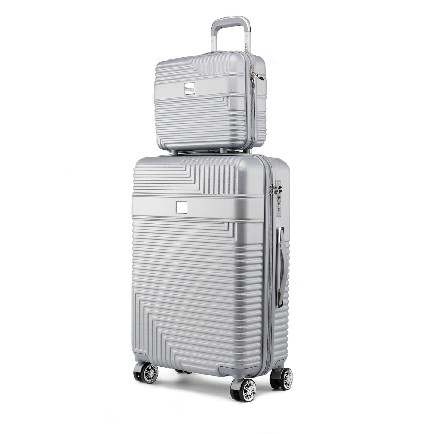 MKF Collection Mykonos Luggage Set with a Medium Carry-on and Small Cosmetic Case by Mia K